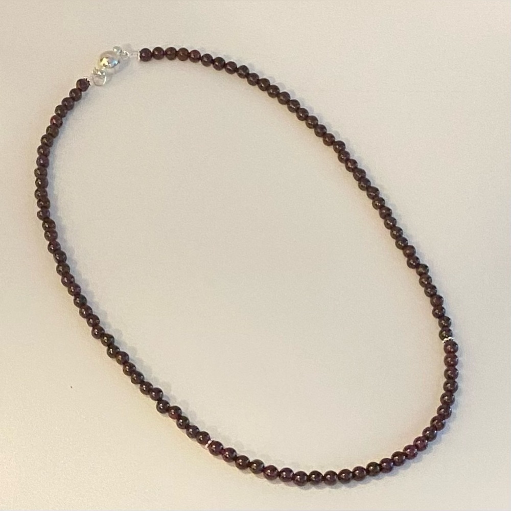 NEW Genuine Garnet necklace